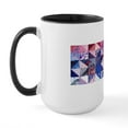 thumbnail image 2 of CafePress - Country Patchwork Quilt Large Mug - 15 oz Ceramic Large White Novelty Mug, 2 of 4