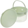 thumbnail image 1 of Grand Récipient de Stockage de Salade en Plastique Portable avec Poignée pour Réfrigérateur Bol à Salade avec Couvercle Réutilisable pour Préparation de Salade, 1 of 8