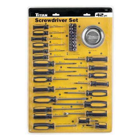 UPC: 0802090172427 | Titan Tools 17242 42 Piece Screwdriver Set