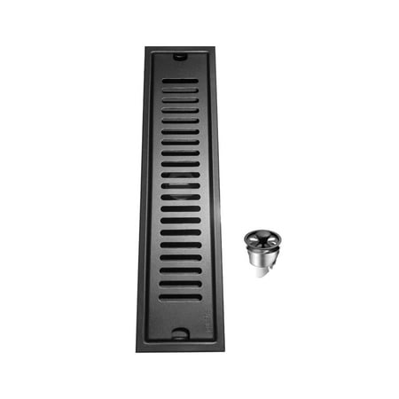 

Kitchen Long Rectangle Hair Catcher Stainless Steel Floor Drain For Bathroom