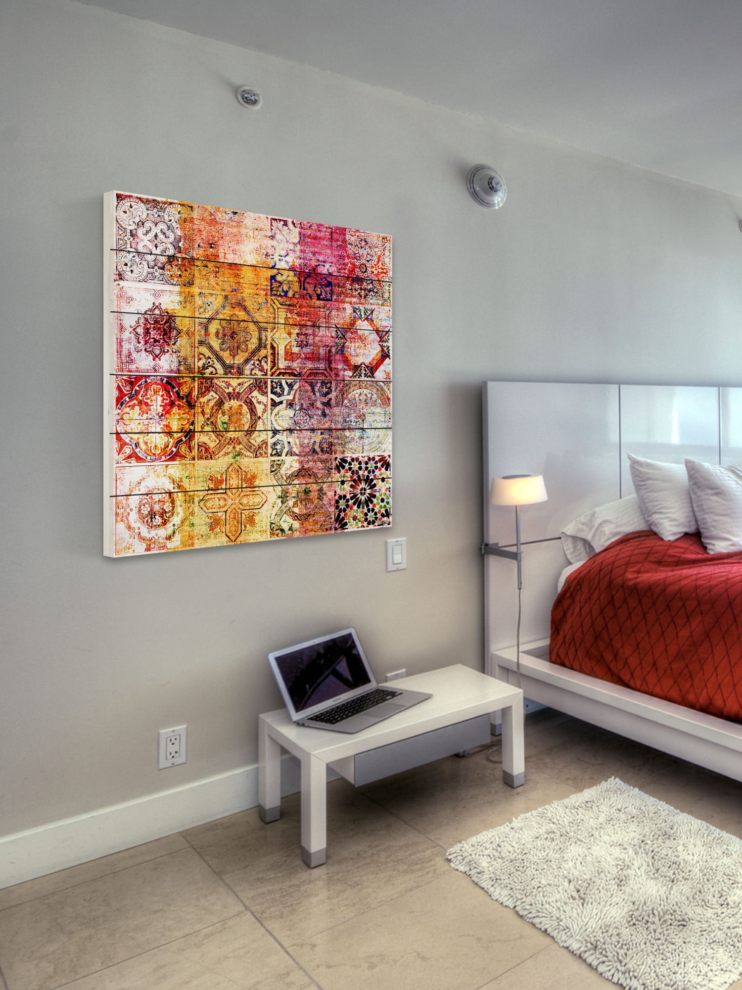 Parvez Taj Nador Art Print on White Pine Wood