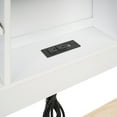 thumbnail image 6 of Harper & Bright Designs Twin Size Platform Bed with Trundle, Storage Platform Bed with 3 Drawers and Storage Headboard, USB Ports and Plug, Wood Platform Bed with Bookcase, White, 6 of 15