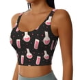 thumbnail image 2 of Pofeuu Chemistry Tools 1 Print Sports Bra for Women Sexy Vest Yoga Running Gym Fitness Crop Bras Tops-Small, 2 of 8