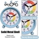 thumbnail image 4 of Alarm clock, children's digital alarm clock tick-free, silent learning alarm clock, learning clock, children's clock, compact analog alarm clock for b, 4 of 5