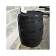 thumbnail image 4 of RTS Home Accents Polyethylene 55 Gallon Premium Flat Back Eco Rain Barrel with Removable Lid, Black Color, 4 of 7