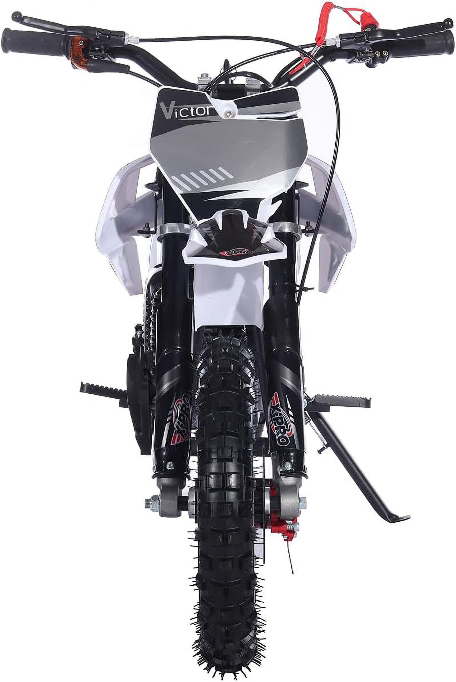 X-Pro Brand New VICTOR 40cc Gas Powered 4 Stroke Mini Pit Dirt Bike with Pull Start for kids 10" Wheels