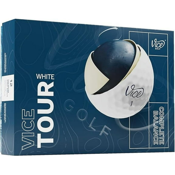 Vice Golf Tour Golf Ball- 1 Dozen White