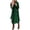 A23 Green, variant on Women's Winter Double Wool Coat Long Sleeve Notch Lapel Long Trench Coat BU1 L
