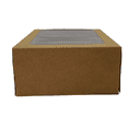 thumbnail image 2 of Cajas Para 4 Quequitos O Cupcakes Kraft 17x17.5x7.6 Cms Con 10 Piezas SimplePack Caja Blanca Para 4 Cupcakes, 2 of 3