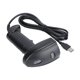 thumbnail image 5 of Escáner de código de barras inalámbrico portátil con lectura de 360°, diseño a prueba de polvo y agua, lector USB - Negro Azul,, 5 of 5