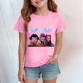 thumbnail image 2 of K pop Demon Chandail pour Filles, T-Shirt Graphique Mignon avec Dessin Animé, T-Shirt Tendance et Drôle, Chandail pour Enfants, Hauts Roses, Manches Courtes, Col Ras du Cou, 2 of 4