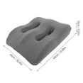 thumbnail image 6 of LAZIOEGR Ergonomic M‑Shaped Memory Foam Leg & Foot Elevation Pillow – Removable Washable Cover, Multi‑Use Backrest & Hugging Support, 6 of 10