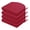 Burgundy-17*16*2 Inch (D-Shape)-4, variant on Outdoor Chair Cushions 16 X 17 Inch Water Resistant Patio With Tie 3 Year Color Fastness Thick Seat Cushion For Garden Lawn Furniture Navy Set Of 2