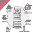 thumbnail image 4 of Over Door Hanging Organizer Storage - Pockets Closet Bathroom Baby Nursery Organizer Perspective Wi 26-27s, 4 of 5