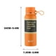 thumbnail image 2 of Botella de agua deportiva portátil de acero inoxidable de gran capacidad de 650 ml con aislamiento térmico para mujer., 2 of 4