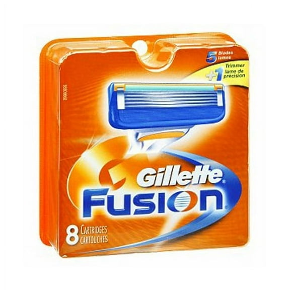 Gillette Fusion Refill Razor Blade Cartidges, 8 Ct. 3 Count Eyebrow Trimmer