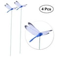 thumbnail image 5 of ROMANSENTIAL 4Pcs Blue Metal Dragonfly Ornaments for Wedding and Party Decorative Use, 5 of 8