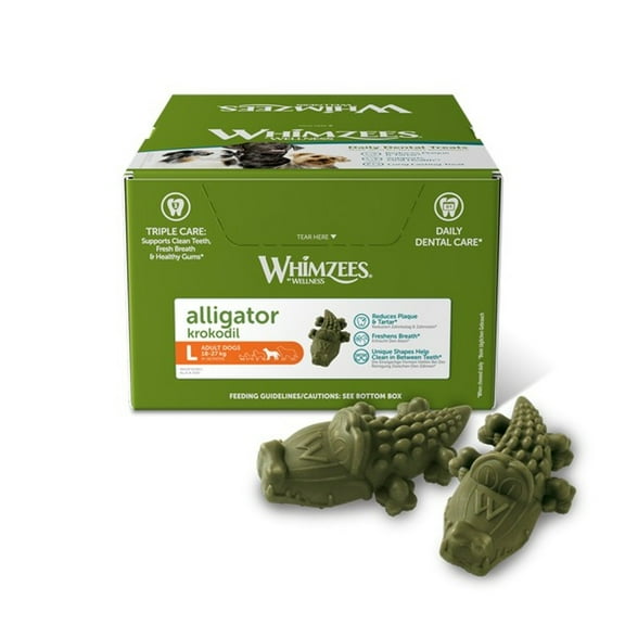 Whimzees Alligator Large Case of 30