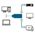 thumbnail image 2 of Adaptador Displayport A Hdmi 1080p + Cable Hdmi 1.5 Metros, 2 of 2