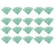 thumbnail image 4 of Cuchilla Cortadora De Césped, Fácil De Instalar Cuchilla De Plástico Para Cortadora De Césped Verde 100 Piezas Para Profesionales Para El Hogar ANGGREK Garden Grass Trimmer Blade, 4 of 8