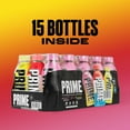 thumbnail image 6 of Prime Hydration Sports Drink, Variety Pack, Ice Pop, Strawberry Banana, Lemonade, 12 fl oz, 15 Pack, Bottles, 6 of 7