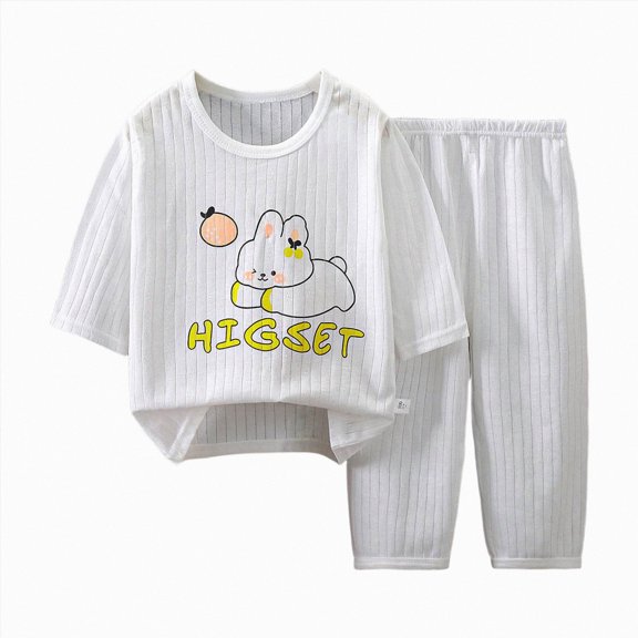 TOWED22 Toddler Boys Pajamas 2 Piece Long Sleeve Pjs Set Cotton Fall Winter Sleepwear 6-12 Months 12-24 Months 2t 3t 4t 5t 6t 7t 8t 9t Children,Pink,3-4 Y