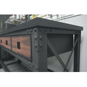 DuraMax Rolling Workbench Furniture 72 in. x 24 in. with 3 Drawers, for Home, Garage, Workshop