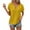 Yellow, variant on Yubnlvae Breathable Cotton Blend Shirt Dress | Office-To-Weekend Loose Fit Tunic with Roll-Up Sleeves, Capsule Wardrobe Staple for Spring Summer Layering Green, L