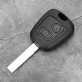 thumbnail image 3 of Carcasa de llave de control remoto para coche de 2 botones con ranura para Peugeot 107 207 307 407, 3 of 6
