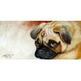 thumbnail image 2 of Baldwin, Marcia 18x11 White Modern Wood Framed Museum Art Print Titled - Cutie Pie Pug, 2 of 4