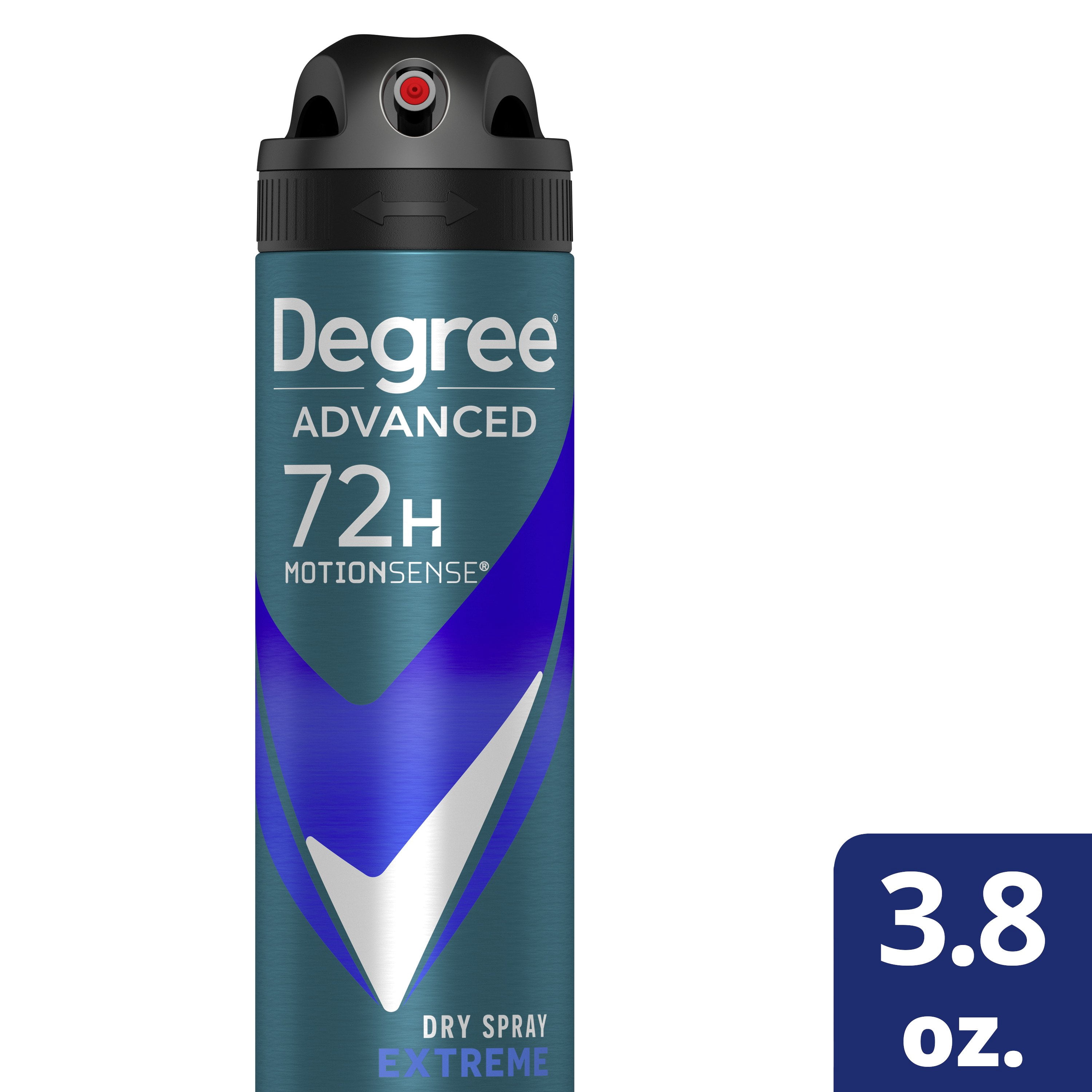 Pack Of 2 Degree Men 72 Hr Advanced Antiperspirant Deodorant Dry Spray - Extreme - 3.8 oz (Packaging May Vary)
