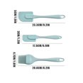 thumbnail image 4 of 3Pcs Silicone Cream Scraper DIY Bread Cake Butter Spatula Mixer Oil Brush Kitchen Baking Tool, 4 of 10