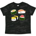 thumbnail image 3 of Inktastic Sushi with Faces Boys or Girls Toddler T-Shirt, 3 of 5