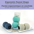 thumbnail image 3 of Zenzation Peanut Massager - Teal, 3 of 5