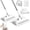 2pcs, variant on Hands-Free Multi-Purpose Flat Mop - 2026 Upgraded Cloth Changing Mini Mop, No Blind Spots 360 Rotating Wet Dry for Whole House Cleaning for Floor Wall Bathroom