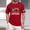 002Red, variant on Hogleaql Patriotic 250th Anniversary T-Shirt Men's 1776-2026 Crew Neck American Flag Print Short Sleeve T-Shirt Patriotic Dressy Independence Day Themed Loose Shirts White 5XL