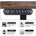 thumbnail image 5 of MXTARK Height Adjustable Electric Standing Desk（Roller） with Memory Settings, it Stand Desk with Splice Board, Black Finish,55", 5 of 8