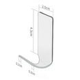 thumbnail image 5 of Desktop Tape Dispenser Adhesive Roll Holder (Fits 1" & 3" Core) with Weighted Nonskid Base Black, 5 of 5