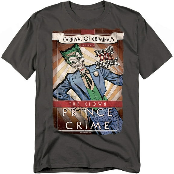 Batman T-Shirt Clown Prince Unisex Graphic Tee For Men & Women