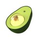 thumbnail image 2 of Mini humidificador Usb humidificador con forma de aguacate con luz nocturna mudo atomizador gato bola de cristal noche dontodent Kuyhfg Sin marca, 2 of 5