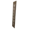 thumbnail image 4 of BarnwoodUSA Rustic Farmhouse 5ft Espresso Vertical Front Porch Welcome Sign, 4 of 5