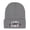 Gray, variant on Super Bowl GAMEDAY Football Embroidered Acrylic Knit Beanie, Soft Stretchy Daily Hat, Ideal Unisex Gift for Men & Women