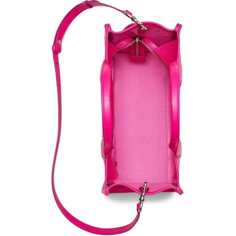 Marc Jacobs Women's The Leather Large Tote Bag Hot Pink Marc Jacobs Women's The Leather Large Tote Bag Hot Pink