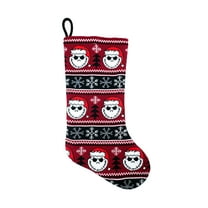 The Nightmare Before Christmas Jack Skellington 20-Inch Knit Christmas Stocking