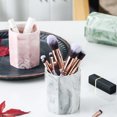 thumbnail image 3 of Ceramic Cosmetic Make-up Brush Storage Box Jar Pen Holder Desktop Organizer Makeup Brush Holder Organizer Personalized Pen Pencil Storage Box Container, 3 of 8