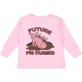 thumbnail image 3 of Inktastic Future Pig Farmer with Cute Pig Family Boys or Girls Long Sleeve Toddler T-Shirt, 3 of 5