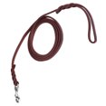 thumbnail image 1 of Dog Leash, 2.1m/6.9ft Pet Lead Rope Cowhide Leather Belt, Walking Training Running, With Braided Design for Fastening to Collar, 1 of 7