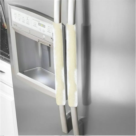 White Magnolia Handle - A Pair Refrigerator Handle Cover Kitchen Appliance Refrigerator Cover