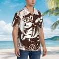 thumbnail image 3 of Fotbe Vintage Husky Dog Camisa Hawaiana para Hombre Unisex – Camisa Casual de Verano con Botones de Manga Corta de Algodón y Lino,XX-Large, 3 of 7