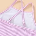 thumbnail image 5 of Younger Tree Girl 3-Piece Rashguard Swimsuit Set Baby Cute Long Sleeve Top Sling Vest Bikini Swim Suits for 12-18 Months, 5 of 7